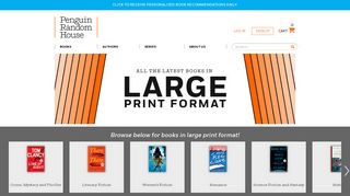Large Print Format Books | Penguin Random House