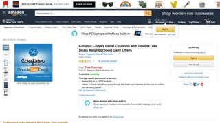 Amazon.com: Coupon Clipper Local Coupons with DoubleTake Deals ...