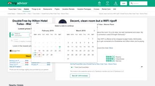 Decent, clean room but a WIFI ripoff - Review of DoubleTree by Hilton ...