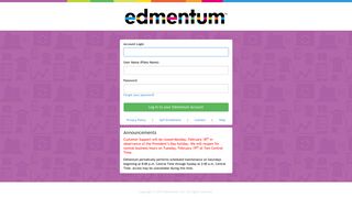 Edmentum® Learning Environment Login