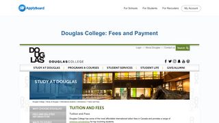 Douglas College: Fees and Payment - ApplyBoard