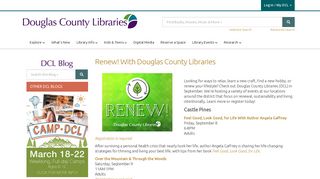 Renew! With Douglas County Libraries