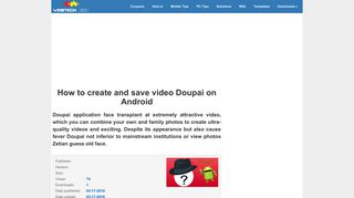 How to create and save video Doupai on Android - WEBTECH 360