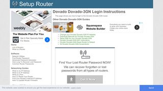 How to Login to the Dovado Dovado-3GN - SetupRouter