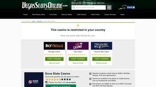 Dove Slots Casino Review – Is this A Scam/Site to Avoid?