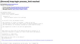[Dovecot] imap-login process_limit reached