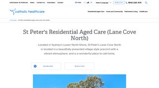 St Peter's Residential Aged Care (Lane Cove North)
