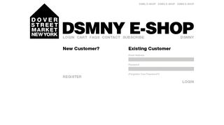 Login or Create an Account - Dover Street Market
