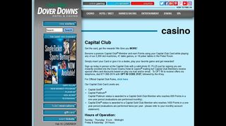 Capital Club - Dover Downs Hotel & Casino