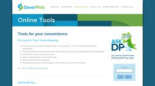 Online Tools — DoverPhila