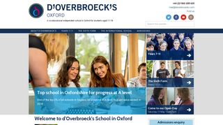 d'Overbroeck's: An independent, co-educational school in Oxford