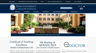 Welcome to Dow University of Health Sciences