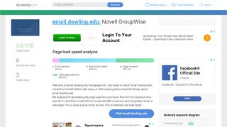 Access email.dowling.edu. Novell GroupWise