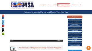 Philippines to Australia | Partner Visa | Tourist Visa | Child Visas