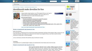 downlinerefs make downline for free Review on APSense RevPage by ...