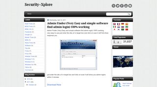 Security-Xplore: Admin Finder (Very Easy and simple software find ...