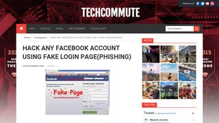 HACK ANY FACEBOOK ACCOUNT USING FAKE LOGIN PAGE ...