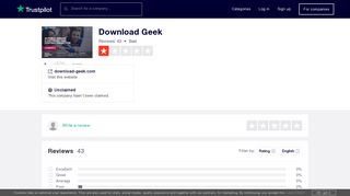 Download Geek Reviews | Read Customer Service Reviews of ...
