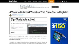 4 Ways to Outsmart Websites That Force You to Register - How-To Geek