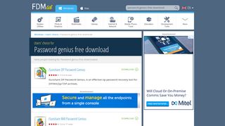 Password genius free download (Windows)