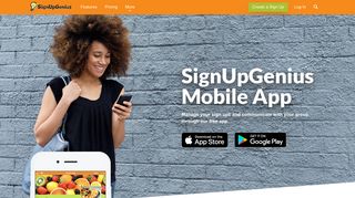 SignUpGenius Mobile App