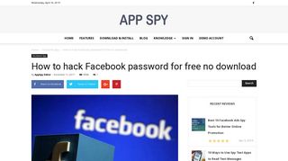 How to hack Facebook password for free no download - AppSpy
