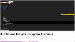 3 Solutions to Hack Instagram Accounts - TheTruthSpy