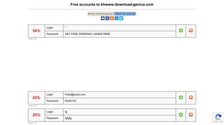 khwww.download-genius.com - free accounts, logins and passwords