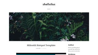 Mikrotik Hotspot Template - shellxilus