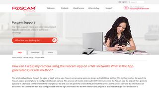 How can I setup my camera using the Foscam App on a WIFI network ...