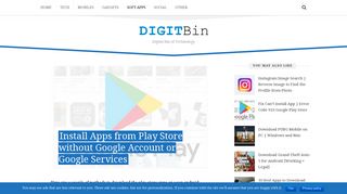 How to Install Apps from Play Store without Google Account? - DigitBin