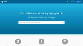 doxo | Pay thousands of billers with just one login