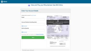 Mountaineer Gas - View and Pay Bill Online - Doxo