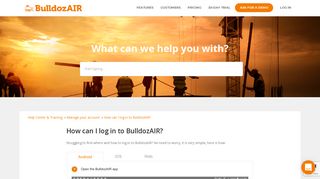 How can I log in to BulldozAIR? - BulldozAIR - The collaboration tool ...