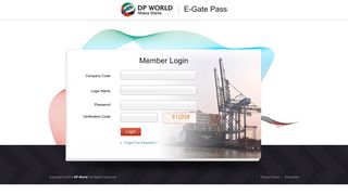 DP World Nhava Sheva :: Login