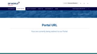 Portal URL - DP World Vancouver