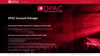 Become a Friend of DPAC