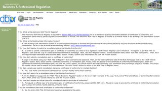 ADA Title III Registry - Florida Building Code Online