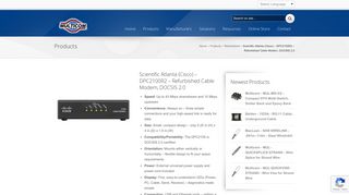Scientific Atlanta (Cisco) – DPC2100R2 - Refurbished Cable Modem ...