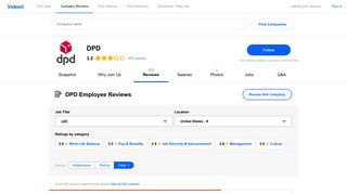 Working at DPD: Employee Reviews | Indeed.com