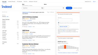 Dpd Driver Jobs - January 2019 | Indeed.co.uk