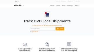 DPD Local Tracking - AfterShip