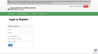 Login or Register - SCAN