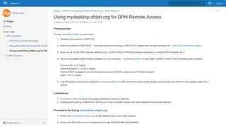 Using mydesktop.sfdph.org for DPH Remote Access - Confluence ...
