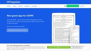 GDPR App - DPOrganizer