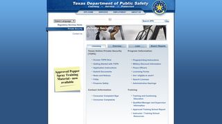 TxDPS - Private Security Program - Texas DPS - Texas.gov