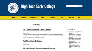 2018 | High Tech Early College
