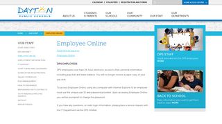 Employee Online - Dayton Public Schools
