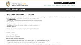 Delhi Public School Nashik | Online School Fee Payment - DPS Nashik