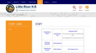 Staff Links / Staff - Durham Public Schools